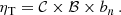 $$ \begin{aligned} \eta _{\rm T}= \mathcal{C} \times \mathcal{B} \times b_n \,. \end{aligned} $$