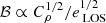 $ \mathcal{B}\propto C_{\rho}^{1/2} /e_{\text{ LOS}}^{1/2} $