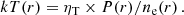 $$ \begin{aligned} kT(r)=\eta _{\rm T} \times P(r)/n_{\rm e}(r)\,. \end{aligned} $$