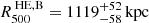 $ R^{\text{ HE,B}}_{500}=1119^{+52}_{-58} \,\rm kpc\rm $