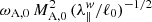 $ \omega_{\mathrm{A,0}}\,M_{\mathrm{A,0}}^2\,(\lambda_{\|}^{w}/\ell_0)^{-1/2} $