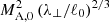 $ M_{\rm A,0}^2\,(\lambda_\perp/\ell_0)^{2/3} $