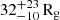 $ 32_{-10}^{+23}\,\rm{R}_\mathrm{{g}} $