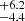 $ ^{+6.2}_{-4.4} $