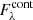 $ F_{\lambda}^{\mathrm{cont}} $
