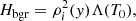 $$ \begin{aligned} H_{\rm bgr} = \rho _i^2({ y}) \Lambda (T_0), \end{aligned} $$