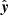 $ {\hat{\boldsymbol{y}}} $