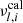 $ \nu_{l, i}^\mathrm{cal} $
