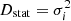 $ D_{\rm stat}=\sigma_i^2 $