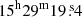 $ \mathrm{15^{h} 29^{m} 19{{{\overset{\text{ s}}{.}}}} 4} $