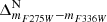 $ \Delta^{\rm N}_{m_{F275W}-m_{F336W}} $