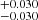 $ ^{+0.030}_{-0.030} $