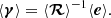 $$ \begin{aligned} \langle \boldsymbol{\gamma } \rangle = \langle \boldsymbol{\mathcal{R} }\rangle ^{-1} \langle \boldsymbol{e} \rangle . \end{aligned} $$