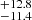 $ _{-11.4}^{+12.8} $