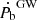 $ \dot{P_{\mathrm{b}}}^{\mathrm{GW}} $