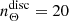 $ n_{\Theta}^{\mathrm{disc}}=20 $