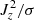 $ J_z^\mathrm{2}/\sigma $