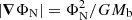 $ |\boldsymbol{\nabla}\Phi_{\rm N}|=\Phi_{\rm N}^2/GM_{\rm b} $