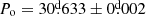 $ P_{\mathrm{o}}=30{{\overset{\text{d}}{.}}}633\pm0{{\overset{\text{d}}{.}}}002 $