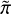 $\[\tilde{\pi}\]$