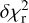 $\[\delta \chi_{\mathrm{r}}^{2}\]$
