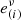 $ e^{\nu}_{(i)} $