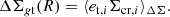 $$ \begin{aligned} \Delta \Sigma _{g\mathrm{t}} (R) = \langle e_{\mathrm{t},i} \Sigma _{\mathrm{cr},i} \rangle _{\Delta \Sigma }. \end{aligned} $$