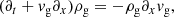 $$ \begin{aligned} (\partial _t + {v}_{\mathrm{g}} \partial _x) {\rho }_{\mathrm{g}}&= -{\rho }_{\mathrm{g}}\partial _x {v}_{\mathrm{g}}, \end{aligned} $$