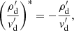 $$ \begin{aligned} \left(\frac{\rho ^\prime _{\mathrm{d}}}{v^\prime _{\mathrm{d}}}\right)^*&= -\frac{\rho ^\prime _{\mathrm{d}}}{v^\prime _{\mathrm{d}}}, \end{aligned} $$