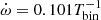 $ \dot{\omega} = 0.101 T_{\mathrm{bin}}^{-1} $