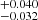 $ _{-0.032}^{+0.040} $