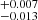 $ _{-0.013}^{+0.007} $