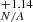 $ ^{+1.14}_{\mathit{N/A}} $