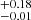 $ ^{+0.18}_{-0.01} $