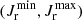 $ \small (J_{\mathrm{r}}^{\min} , J_{\mathrm{r}}^{\max}) $