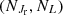 $ \small (N_{J_{\mathrm{r}}} , N_{L}) $