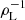 $ \rho_{\mathrm{L}}^{-1} $