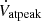 $ \dot{V}_{\mathrm{at peak}} $