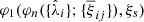 $ \varphi_{1}(\varphi_{n}(\{\hat\lambda_{i}\};\{\overline{\xi}_{ij}\}),\xi_{s}) $