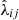 $ \hat{\lambda}_{ij} $