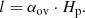 $$ \begin{aligned} l = \alpha _{\rm ov} \cdot H_{\rm p}. \end{aligned} $$