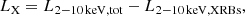 $$ \begin{aligned} L_{\rm X} = L_{\rm 2{-}10\,keV, tot} - L_{\rm 2{-}10\,keV, XRBs}, \end{aligned} $$