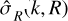 $\[\hat{\sigma}_{R}^{2}(k, R)\]$