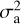 $\[\sigma_{\mathrm{a}}^{2}\]$