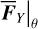 ${\left. {{{\overline F }_Y}} \right|_\theta }$