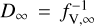 ${D_\infty } = f_{{\rm{V}},\infty }^{ - 1}$