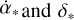 ${\dot \alpha _*}{\rm{ and }}{\dot \delta _*}$