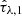 $ \hat{\tau}_{\lambda, 1} $