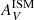 $ A_V^\text{ISM} $