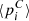 $ \langle p^C_i \rangle $